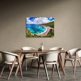 Sklenený obraz - Sardínia (70x50 cm)