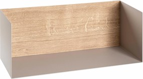 XXXLutz NÁSTENNÁ POLICA, farba duba, kašmírová, 45/18/18 cm - Regály - 001931064706