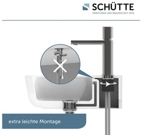 Schütte Umývadlová batéria New York s ventilom Pop-up (grafit)  (100354683)