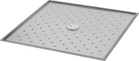 Nerezová sprchová vanička Sanela 900 x 900 x 15 mm 92080