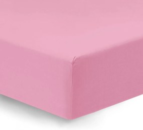 Napínacia plachta SUPER STRETCH Jersey ružová, 90x200 cm