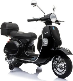 LEAN CARS Vespa Scooter na batérie čierna