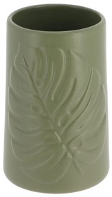 Kúpeľňový pohár Rollan Leaf, zelená, 400 ml