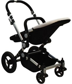 Detský kombinovaný kočík BaoBao Premium Silver
