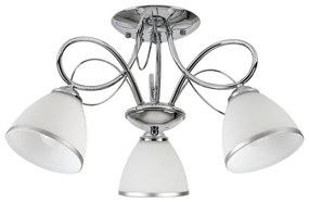 Brilagi - Prisadený luster FRED, 3×E27/60W/230V, priemer 59 cm, lesklý chróm