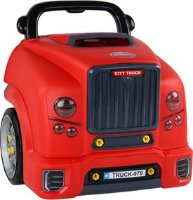 LEAN Toys Súprava na odpojenie motora nákladného vozidla pre domácich majstrov Červená dielňa