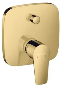 Hansgrohe Talis E sprchová a vaňová batéria bez podomietkového telesa leštěný vzhled zlata 71 745 990