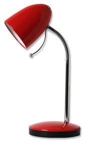 Aigostar B.V. Aigostar - Stolná lampa 1xE27/36W/230V červená/chróm AI0355