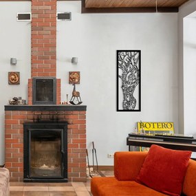 Kovová nástenná dekorácia 20x51 cm - Wallity