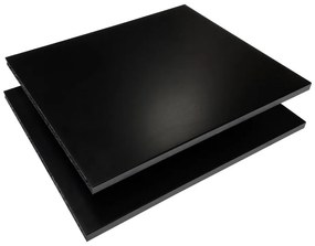 Čierne police pre modulárny policový systém 2 ks 32x27 cm Mistral Kubus - Hammel Furniture