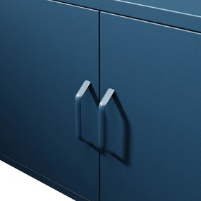 TV stolík na nožičkách ROSA, 1150 x 595 x 400 mm, Modern: tmavomodrá farba