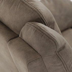 Polohovacie kreslo hnedé, elektrické TV-Q8668 BR3