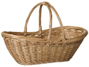Ib Laursen Prútený kôš Oval Handles Across