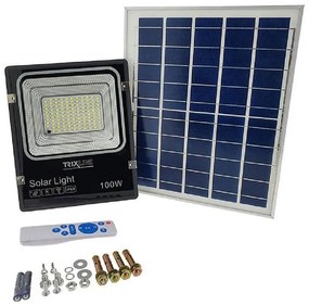 Solárne svietidlo s mikrovlnným senzorom 100W TR 367