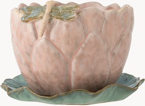 Kameninový kvetináč s podložkou Jaylee