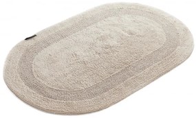 Kúpeľňový koberček Javo Cotton béžový ovál