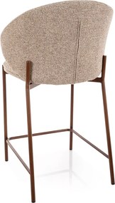 Barová stolička KIOTO, orech/béžová