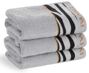 BAVLNENÝ UTERÁK EVA MINGE22 30X50 CM STRIEBORNÁ