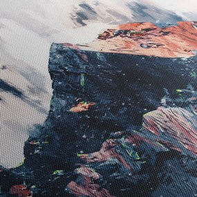 Obraz - Abstraktná hora (90x60 cm)