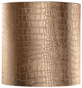 Zamatový tienidlo s dizajnom krokodílej kože a zlatým vnútorným povrchom 40/40/40