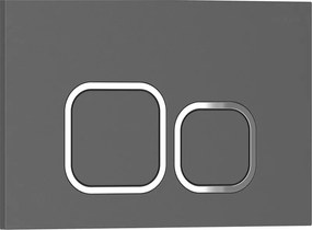 Mexen Tex 03 splachovací tlačidlo, sivá - 6103-05