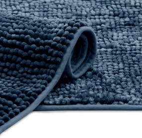 Tmavomodrá kúpeľňová predložka 60x90 cm Bati – Restilo
