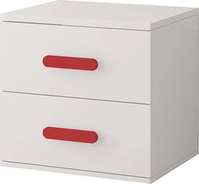 Nočný stolík SCOUT - biely (viac variant)