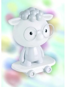 LED Stmievateľná detská nočná lampička LED/2,5W/230V ovca šedá