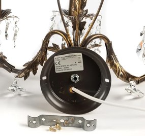 ONLI - Nástenné svietidlo TERESA 3xE14/6W/230V bronzová