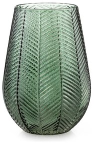 Váza AmeliaHome Vitoria II fľašovo zelená, velikost 18,5*25,5