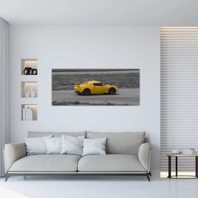 Obraz - Rýchle auto (120x50 cm)