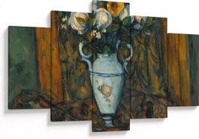 Obraz - Paul Cézanne, Vase of Flowers, reprodukcia (150x105 cm)