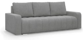 Trojmiestna rozkladacia sedačka ABRIELLE sivá
