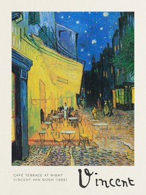 Umelecká tlač Café Terrace at Night - Vincent van Gogh, (30 x 40 cm)