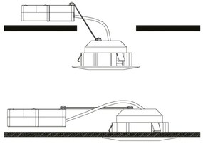 Eglo 95858- SADA 3x LED Stmievateľné podhľadové svietidlo PINEDA 1xLED/5,5W/230V