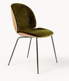 Stolička so zamatovým čalúnením Beetle