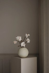 Keramická váza Kaia, malá – krémová