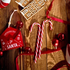 Závesná vianočná dekorácia TWINKLE Candy Cane XM24 714214 (6 ks)