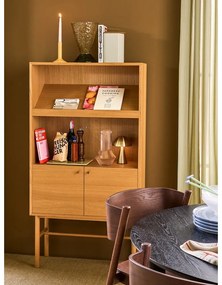 Knižnica z dubového dreva 80x150 cm Archive - Hübsch