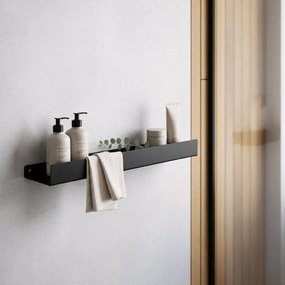 Rea Rea, kúpeľňová polica 60cm, SF04, čierna matná, REA-06004