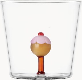 Ručne vyrobený pohár z borosilikátového skla Sweet and Candy