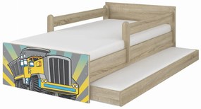Raj posteli Detská posteľ " Nákladné auto " MAX  XXL borovica nórska