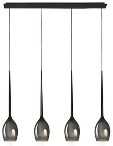 Azzardo AZ2938 - Luster na lanku IZZA 4xE14/40W/230V