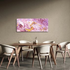 Obraz - Ružová abstrakcia (120x50 cm)