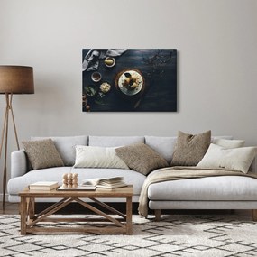 Obraz dezertu na stole (90x60 cm)