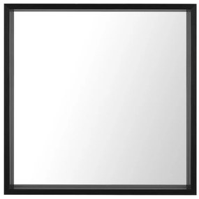 Nástenné zrkadlo 50 x 50 cm čierne BRIGNOLES Beliani