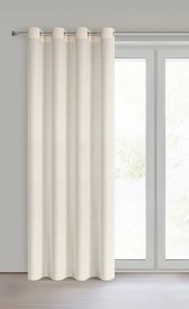 ZÁVES NA KRÚŽKOCH ADELINA 140X250 CM KRÉMOVÁ