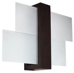 Sollux SL.0075 - Nástenné svietidlo FENIKS 1 1xE27/60W/230V wenge