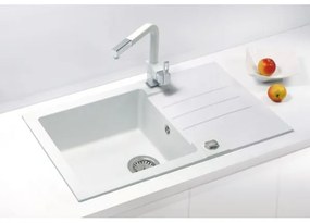 ALVEUS 1090944 - Kuchynský drez ROCK 78x48 cm granit/biela