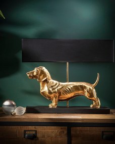 Stolná lampa Gold Dog 48cm